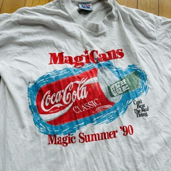 VINTAGE cocoa cola classic magicans t-shirt - Picture 3 of 3